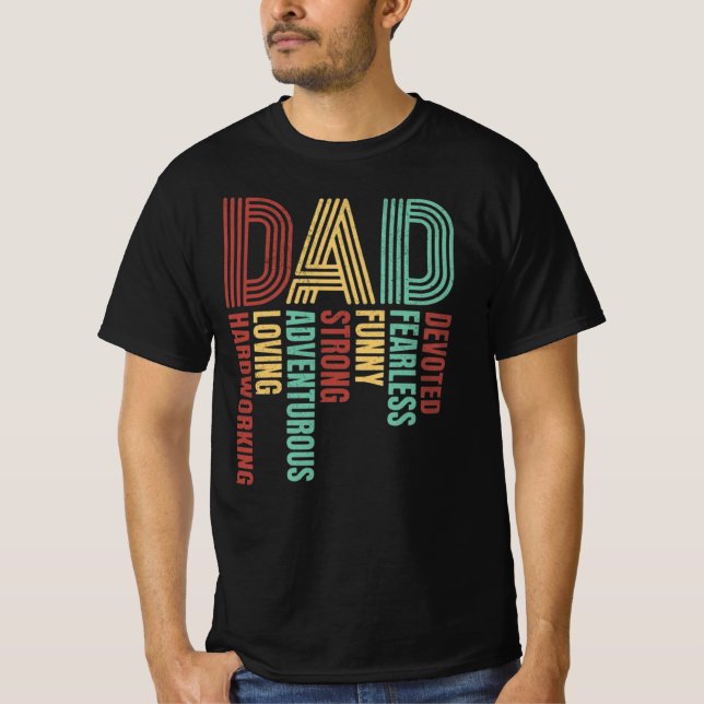 T-shirt Titres de Papa Drôle Papa (Devant)