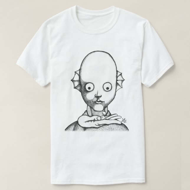 T-shirt Tiwa, Fantastic Planet Sketch (Design devant)