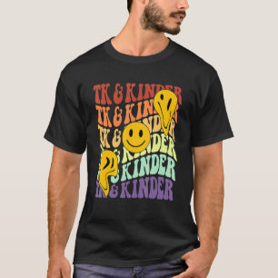 T-shirt TK and Kinder retro smile face Back To School kind