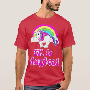 T-shirt TK Est Magique Unicorne Rainbow Transition Kinderg