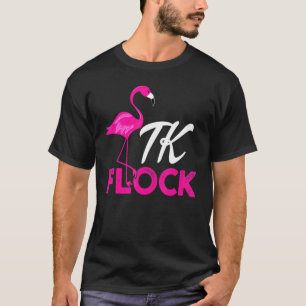T-shirt Tk Flamant rose Enseignant Transitoire De Maternel