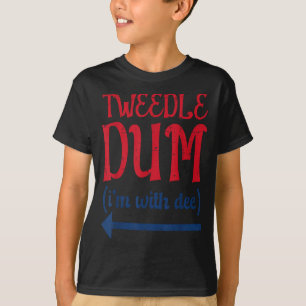 T-shirt Tle Dum Avec Dee Costume Assorti Halloween Hommes