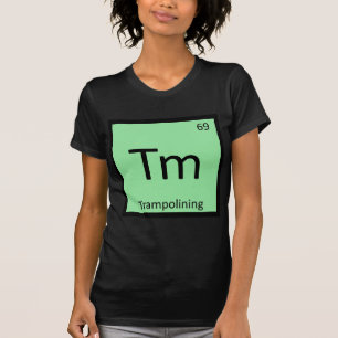T-shirt Tm - Table périodique de chimie sportive pour tram