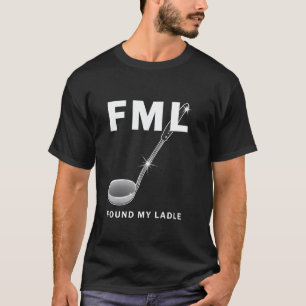 T-shirt TML J'ai Trouvé Ma Cuillère Drôle Slang Humour de