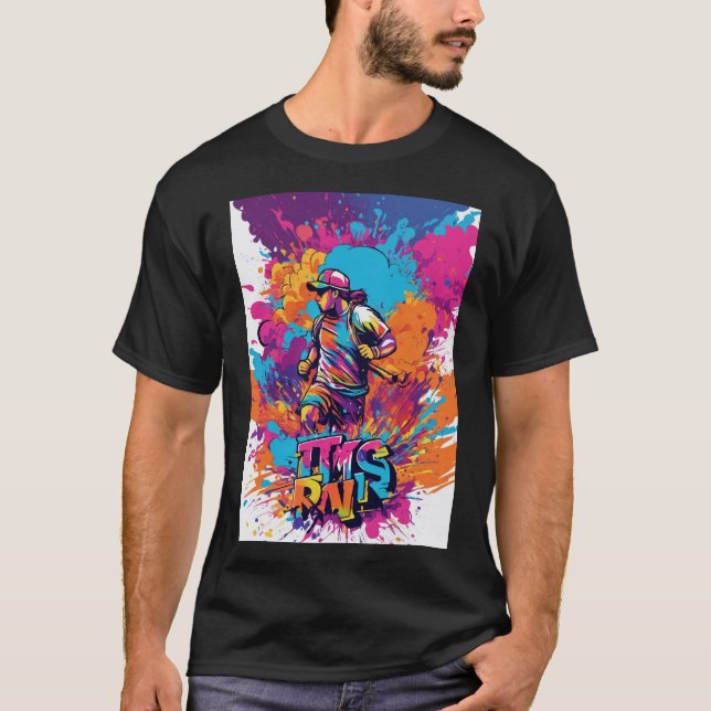 T-shirt TMS COLORPALOOZA : Édition Vibes Graffiti (Devant)