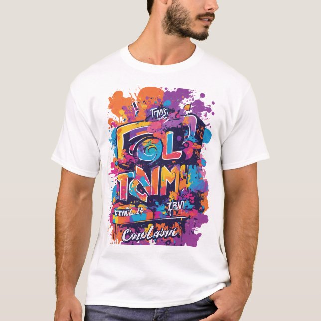 T-shirt TMS Colorpalooza : Graffiti Splash (Devant)