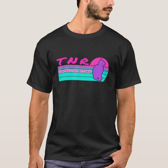 T-shirt Tnr Piégeage Stérilisation Retour Chat Errant Défe (Devant)