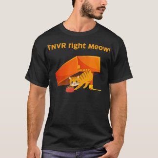 T-shirt TNVR droite Meow TrapNeuterVaccinateReturn TNVR