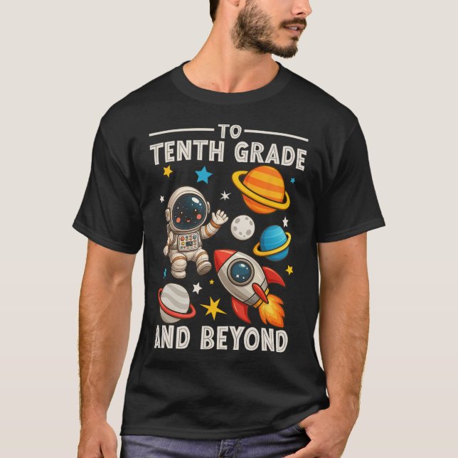T-shirt To Sophomore And Beyond Astronaut Funny Back To Sc (Devant)