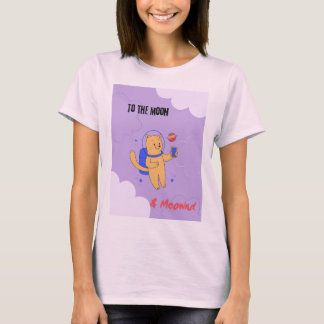 T-shirt To the moon & Meownd
