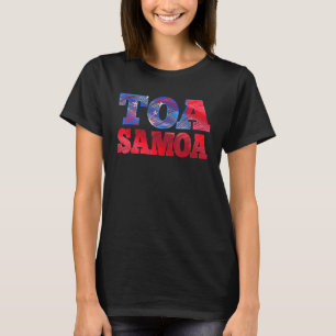 T-shirt Toa Samoa ou Drapeau Samoan ou Rugby