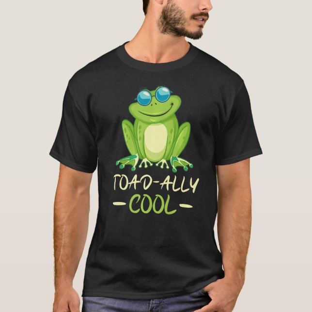T-shirt Toad ally cool frog   (Devant)