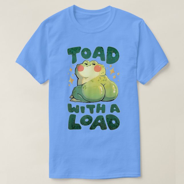 T-shirt Toad Avec Un Mème De Toad Mélange Chargé (Design devant)