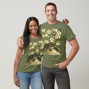 T-shirt Toad et Dogwood de style Art nouveau néerlandais