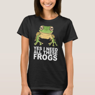 T-shirt Toad Pet Étudier Collecteur de grenouilles