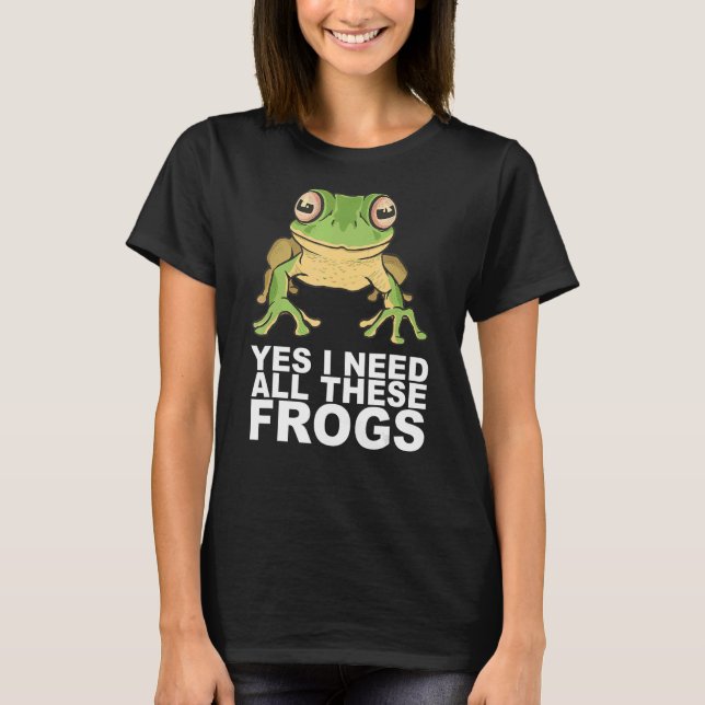 T-shirt Toad Pet Étudier Collecteur de grenouilles (Devant)