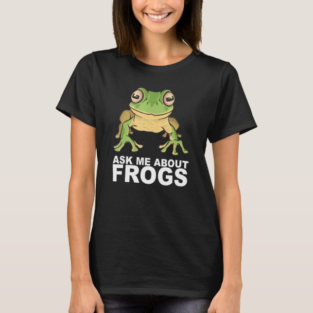 T-shirt Toad Pour Une Étudier Collecteur De Grenouille 4 (Devant)