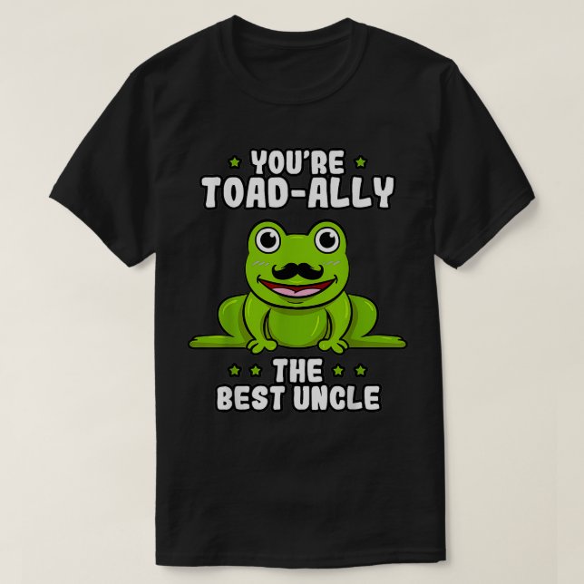 T-shirt ToadAlly Le Meilleur Oncle Grog Lover Toad  (Design devant)