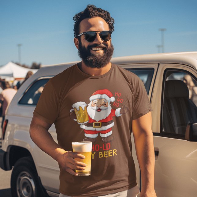 T-shirt Toast à la bière père Noël : Fun & Festive Christm (Créateur téléchargé)