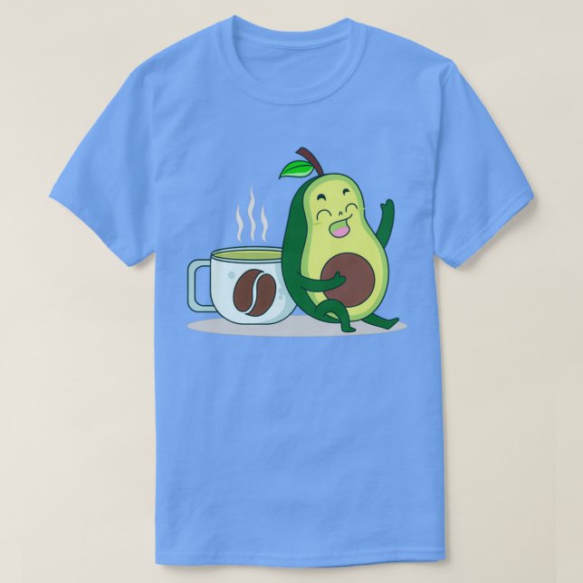 T-shirt Toast Avocado et café Avocado (Design devant)