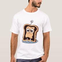 Toast brûlé avec crise existentielle