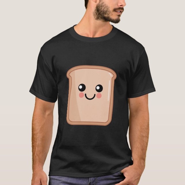 T-shirt Toast Kawaii (Devant)