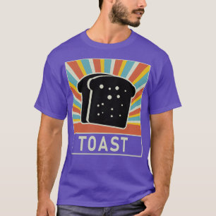 T-shirt Toast Retro de style vintage