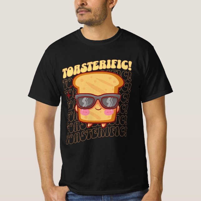 T-shirt Toast, toast cool, toast formidable (Devant)