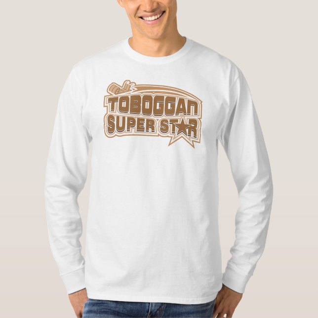 T-shirt Toboggan Superstar Sports d'hiver nouveauté (Devant)