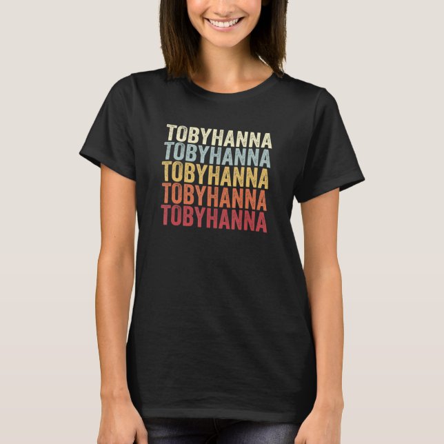 T-shirt Tobyhanna Pennsylvania Tobyhanna PA Retro Vintage  (Devant)