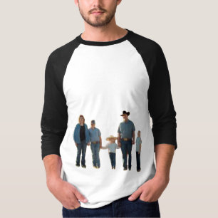 T-shirt Todd Family Homme 3/4 manches Raglan