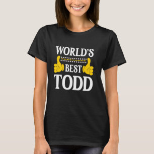T-shirt Todd Nom de famille Funny Team Nom de famille Worl