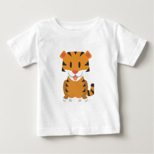 T-shirt Toddler à manches longues avec tigre de de
