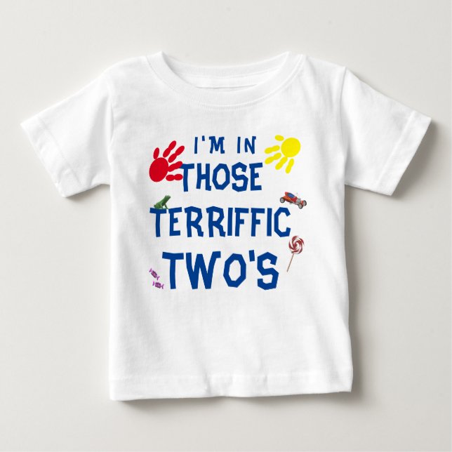 T-shirt Toddler de la magnifique Two (Devant)