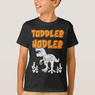 T-shirt Toddler Hodler Bitcoin Dinosaur BTC Cryptomonnaie