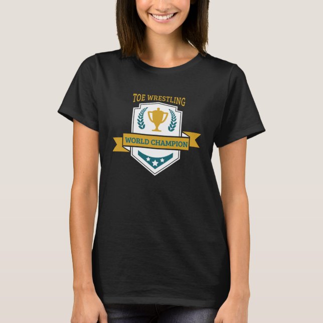 T-shirt Toe Lutte Champion du Monde de Lutte (Devant)