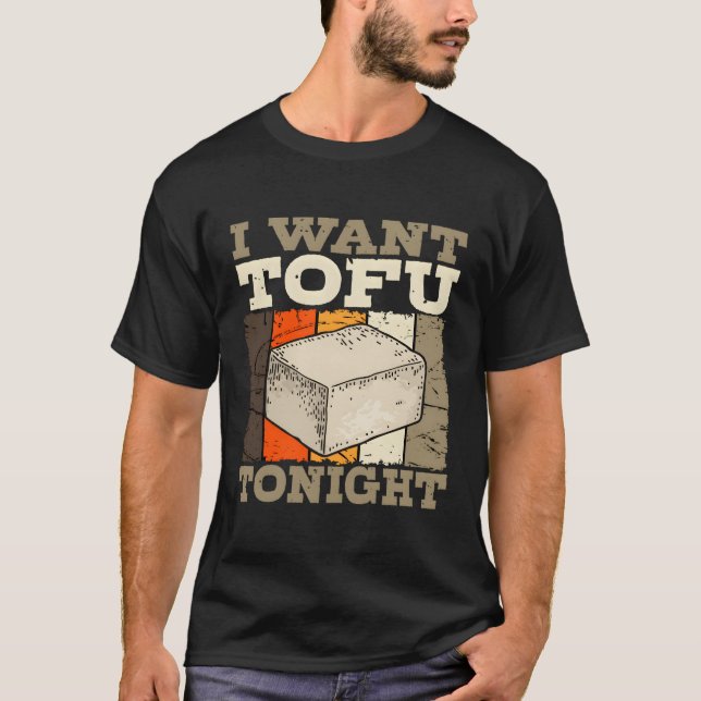 T-shirt Tofu Vegetarian Soya Bean Curd soja Vegan (Devant)