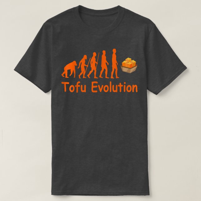 T-shirt tofu végétarien végétarien végétarien protection c (Design devant)