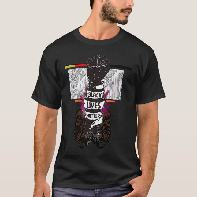 T-shirt Together We Rise  Black Lives Matte (Devant)