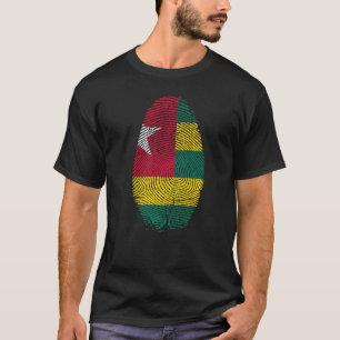 T-shirt Togo Drapeau Empreinte C'est dans mon ADN Dons Tog