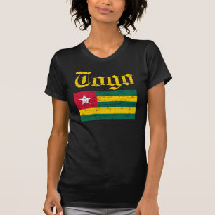 T-shirt togolais frais de drapeau