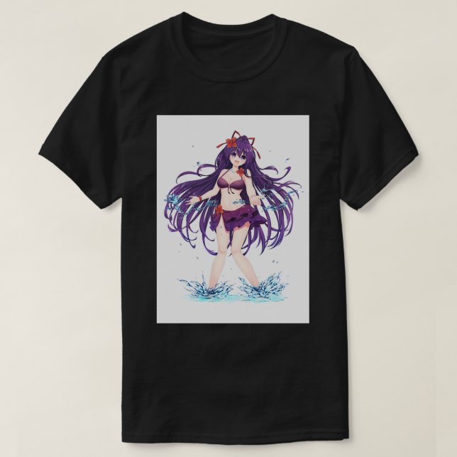 T-shirt Tohka Yatogami Date Un Art En Live (Design devant)