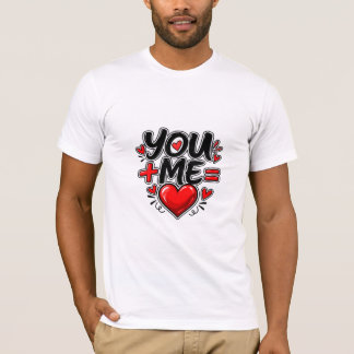 T-shirt Toi + Moi = Amour Valentin Couple Correspondant
