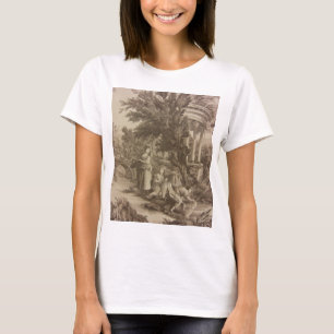 T-shirt Toile : Journée de lavage à la rivière