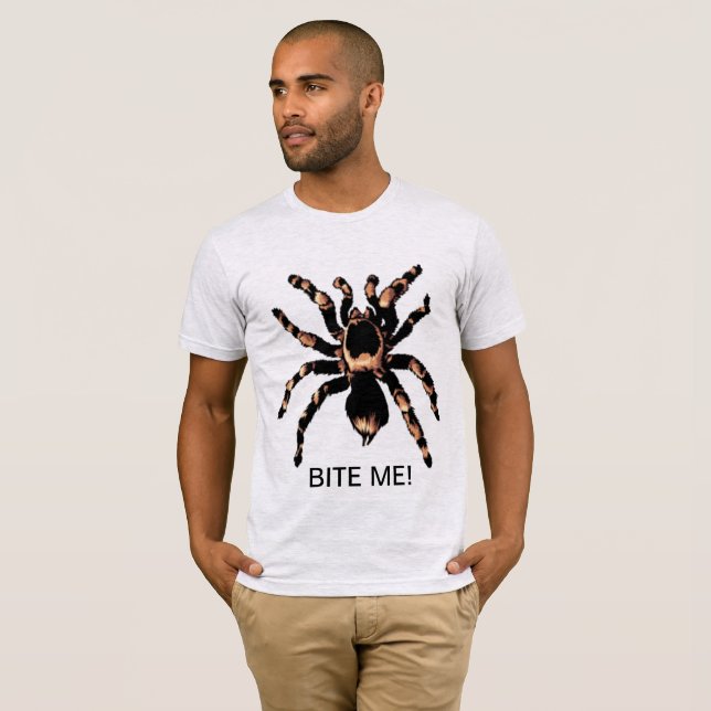 T-shirt toile Tarantula Bella pour hommes (Devant entier)
