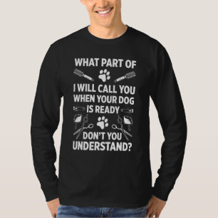 T-shirt Toilettage de chiens pour toiletteur de chiens coi