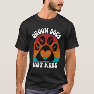 T-shirt Toilettage Rétro pour chiens et non pour enfants T