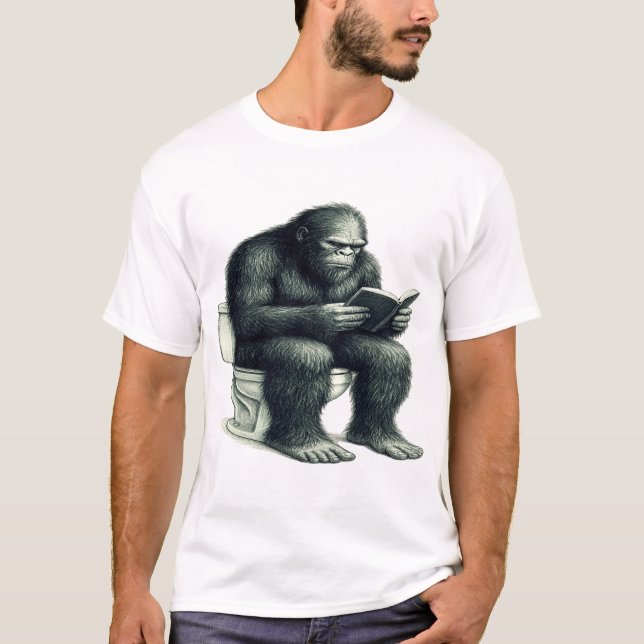 T-shirt Toilette Bigfoot  (Devant)