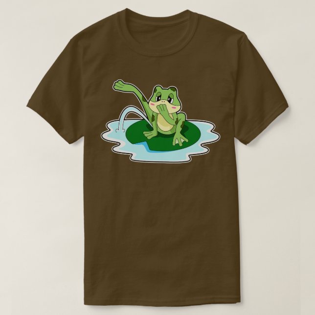 T-shirt Toilette de grenouille (Design devant)