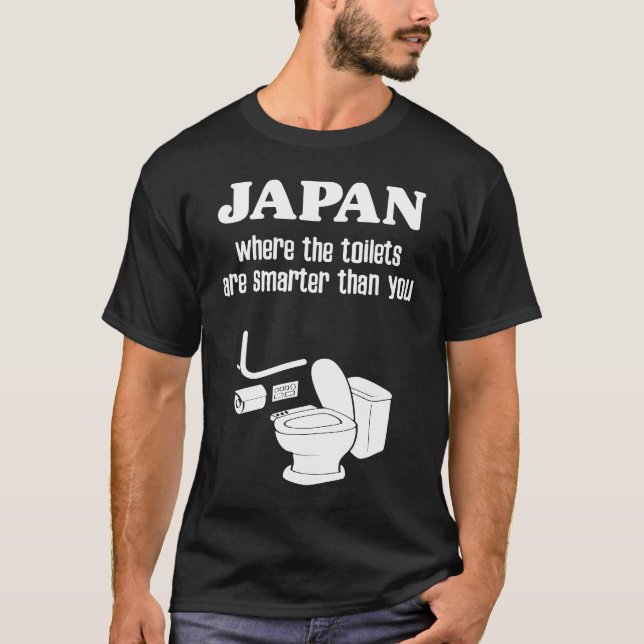 T-shirt Toilette japonaise Souvenir japonais Smart High Te (Devant)
